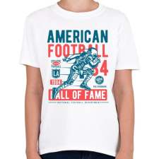 PRINTFASHION Amerikai foci - Gyerek póló - Fehér amerikai futball felszerelés