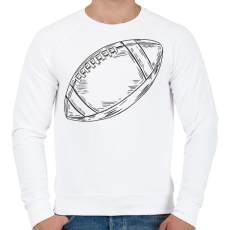 PRINTFASHION Amerikai focilabda - Férfi pulóver - Fehér