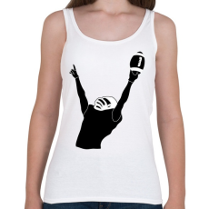 PRINTFASHION Amerikai focista - Női atléta - Fehér