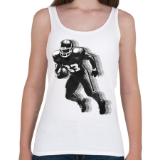 PRINTFASHION Amerikai focista - Női atléta - Fehér női trikó