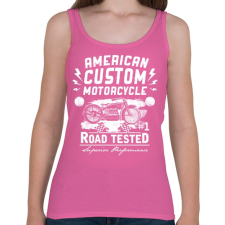 PRINTFASHION Amerikai hagyományos motor  - Női atléta - Rózsaszín női trikó