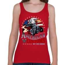 PRINTFASHION Amerikai szokás - Női atléta - Cseresznyepiros női trikó