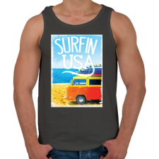 PRINTFASHION Amerikai szörfös - Férfi atléta - Sötétszürke atléta, trikó