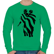 PRINTFASHION Amerikai zászló - Férfi pulóver - Zöld férfi pulóver, kardigán