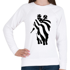PRINTFASHION Amerikai zászló - Női pulóver - Fehér női pulóver, kardigán