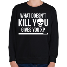 PRINTFASHION Ami nem öl meg, xp-t ad - Gyerek pulóver - Fekete gyerek pulóver, kardigán