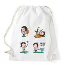 PRINTFASHION Ami sok, az sok! - Sportzsák, Tornazsák - Fehér tornazsák