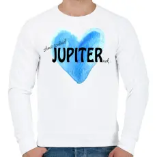 PRINTFASHION Amit szabad Jupiternek... - Férfi pulóver - Fehér