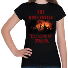 PRINTFASHION amityville home of terror - Női póló - Fekete női póló