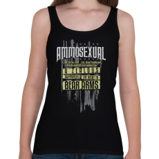 PRINTFASHION Ammo - Női atléta - Fekete