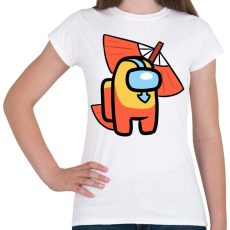 PRINTFASHION Among us: Aang avatar - Női póló - Fehér