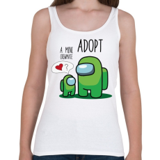 PRINTFASHION Among us adopt a mini crewmate - Női atléta - Fehér