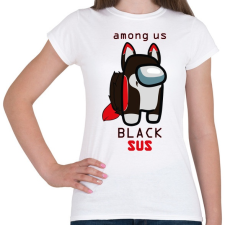 PRINTFASHION Among us Black sus 2 - Női póló - Fehér női póló