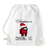 PRINTFASHION Among Us Christmas - Sportzsák, Tornazsák - Fehér
