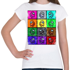 PRINTFASHION Among Us - Crew - Női póló - Fehér női póló