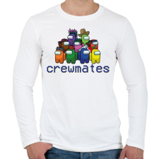 PRINTFASHION Among us Crewmates 2 - Férfi hosszú ujjú póló - Fehér férfi póló