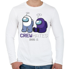 PRINTFASHION Among us crewmates 3 - Férfi hosszú ujjú póló - Fehér férfi póló
