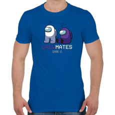 PRINTFASHION Among us crewmates 3 - Férfi póló - Királykék