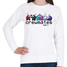 PRINTFASHION Among us Crewmates among us - Női pulóver - Fehér női pulóver, kardigán