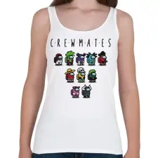 PRINTFASHION Among us - crewmates bonus - Női atléta - Fehér női trikó