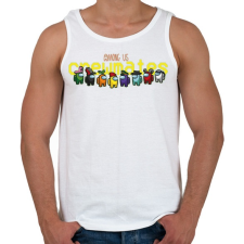 PRINTFASHION Among us Crewmates - Férfi atléta - Fehér atléta, trikó