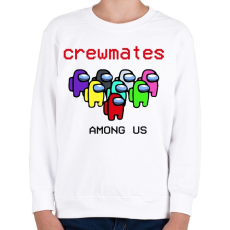 PRINTFASHION Among us crewmates - Gyerek pulóver - Fehér