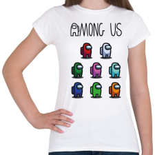 PRINTFASHION Among us crewmates  - Női póló - Fehér női póló