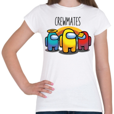 PRINTFASHION Among us - crewmates - Női póló - Fehér