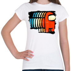 PRINTFASHION Among Us - Crewmates - Női póló - Fehér