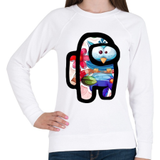 PRINTFASHION Among Us - Cuki Bagoly - Női pulóver - Fehér női pulóver, kardigán
