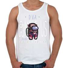 PRINTFASHION Among us D.VA premium skin set - Férfi atléta - Fehér atléta, trikó