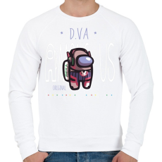 PRINTFASHION Among us D.VA premium skin set - Férfi pulóver - Fehér