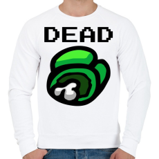 PRINTFASHION Among us - Dead! - Férfi pulóver - Fehér
