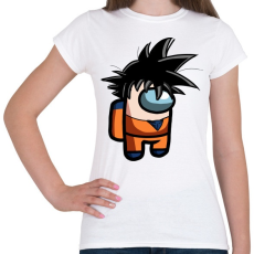 PRINTFASHION Among us - Dragonball - Női póló - Fehér