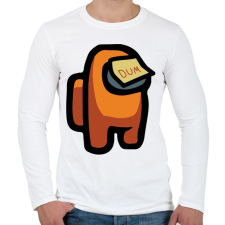 PRINTFASHION Among us Dum - Férfi hosszú ujjú póló - Fehér férfi póló