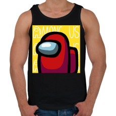 PRINTFASHION Among us - Férfi atléta - Fekete