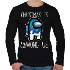 PRINTFASHION Among Us - Férfi hosszú ujjú póló - Fekete
