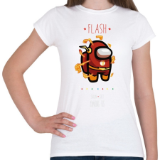 PRINTFASHION Among us Flash 2 premium skin set - Női póló - Fehér női póló