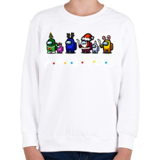PRINTFASHION Among us - Friends - Gyerek pulóver - Fehér
