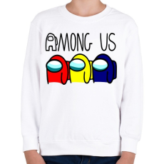 PRINTFASHION Among us  - Gyerek pulóver - Fehér