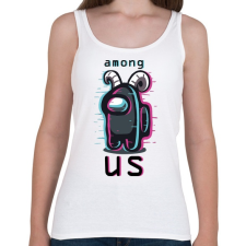 PRINTFASHION Among us horn - Női atléta - Fehér női trikó