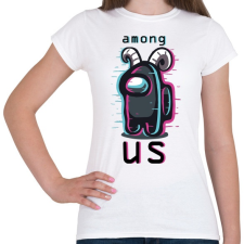 PRINTFASHION Among us horn - Női póló - Fehér női póló