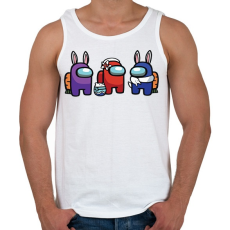 PRINTFASHION Among Us - Húsvét - Férfi atléta - Fehér