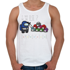 PRINTFASHION Among us - Impostor - is there no one else - Férfi atléta - Fehér atléta, trikó