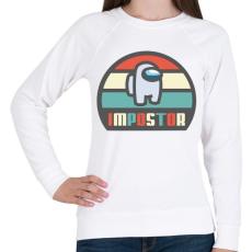 PRINTFASHION Among us Impostor - Női pulóver - Fehér