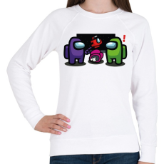 PRINTFASHION Among us - Impostor ! - Női pulóver - Fehér