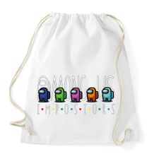 PRINTFASHION Among us impostors 2 - Sportzsák, Tornazsák - Fehér tornazsák