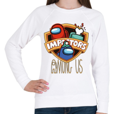 PRINTFASHION Among us - impostors among us - Női pulóver - Fehér