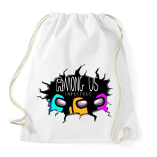 PRINTFASHION Among us impostors hole  - Sportzsák, Tornazsák - Fehér tornazsák