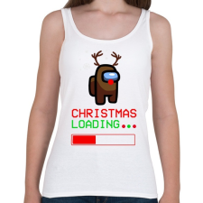 PRINTFASHION Among Us Karácsony - Női atléta - Fehér női trikó